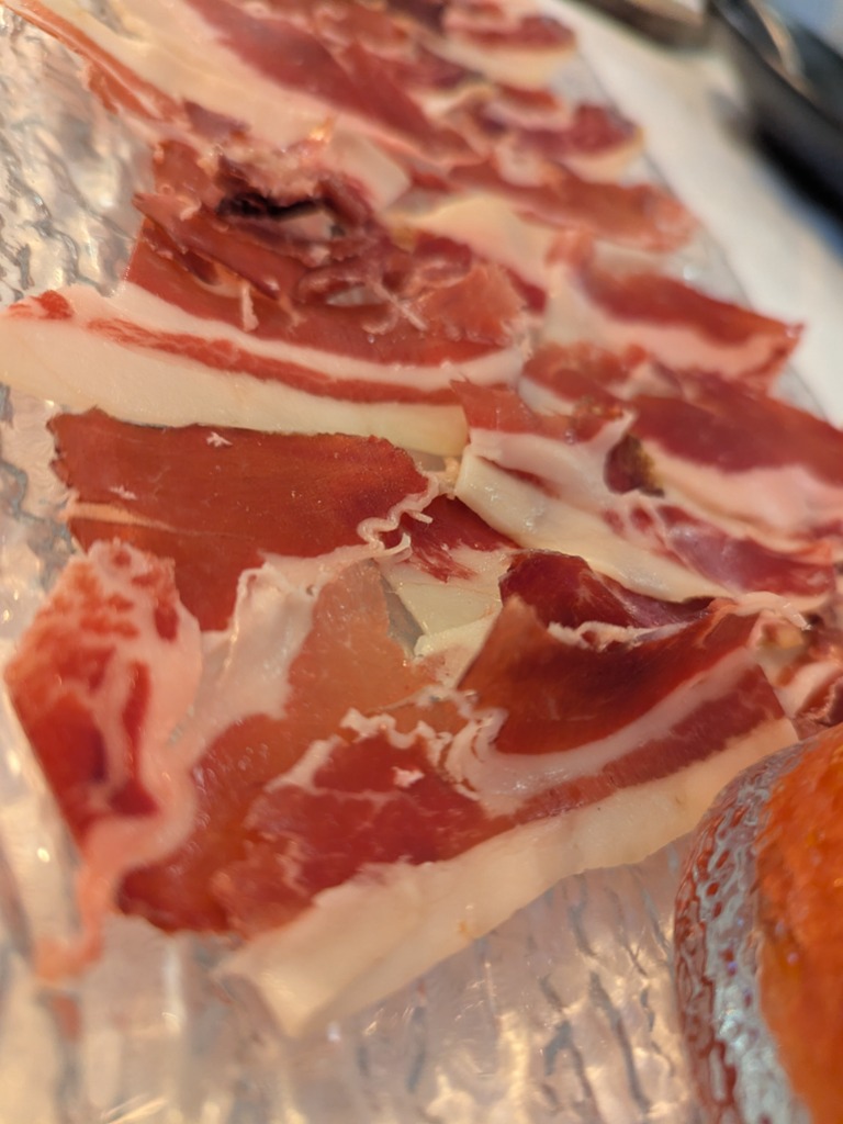 Menu of Restaurants in Siete Aguas, Setaygues Gambrinus, Jamón ibérico de guijuelo