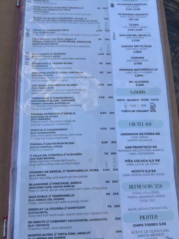 Valoración y opiniones de comida y bebida en Sitges, Amanit Sitges, Amanit Sitges