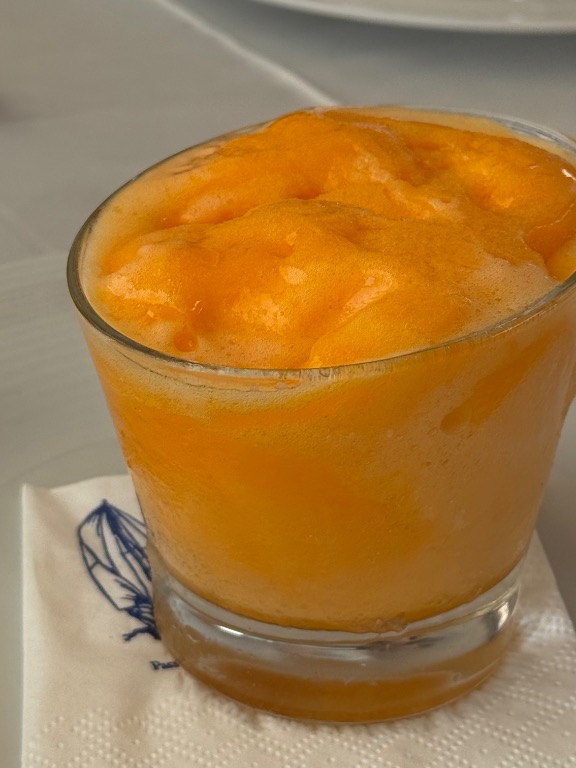 Valoración y opiniones de comida y bebida en Sitges, Can Laury, Sorbete de mandarina
