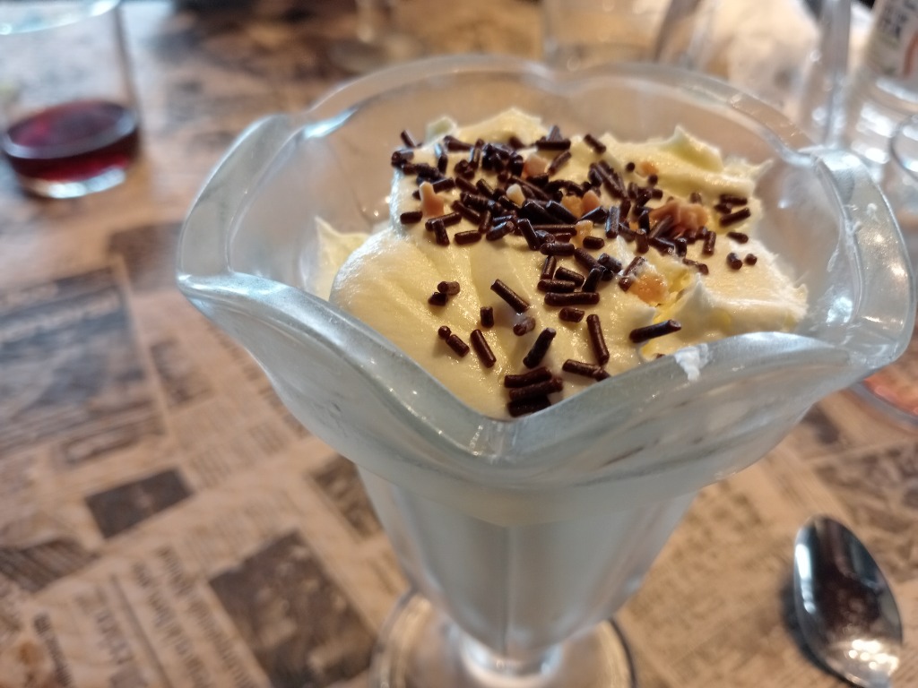 Menu of Restaurants in Tafalla, Restaurante en Tafalla El Paso, Mousse de limón