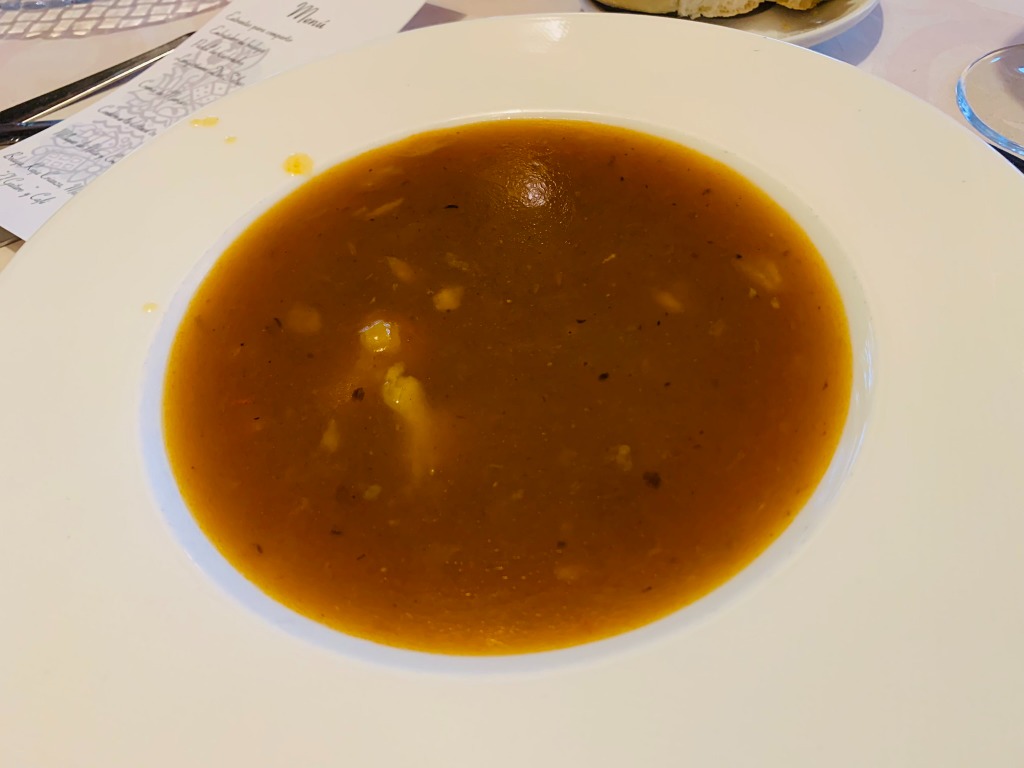 Carta de Restaurantes en Tiós, Restaurante Tiós, Crema de marisco