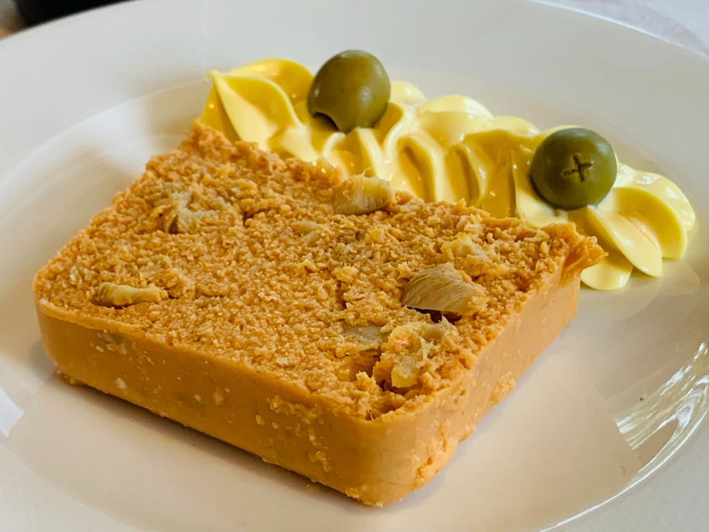 Carta de Restaurantes en Tiós, Restaurante Tiós, Pastel de cabracho
