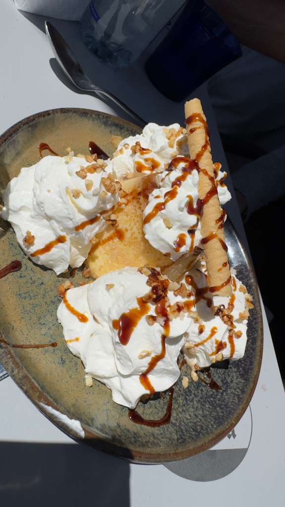 Review and opinions of food and drinks in Torredembarra, Restaurant KaiOna, Flan con nata