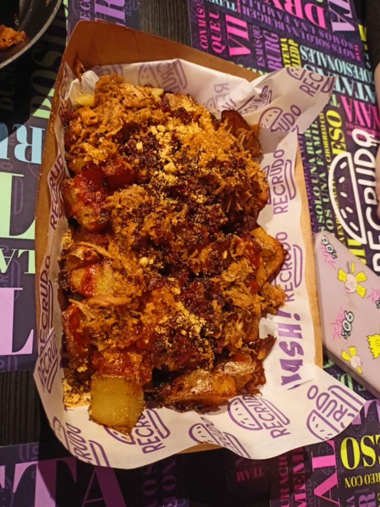 Carta de Restaurantes en Tudela, ReCrudo Burger, Papas Pulled Pork