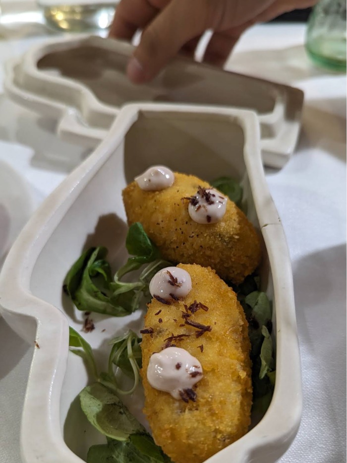 Carta de Restaurantes en Tudela, Restaurante Casa Lola, Croqueta "THECECINA"