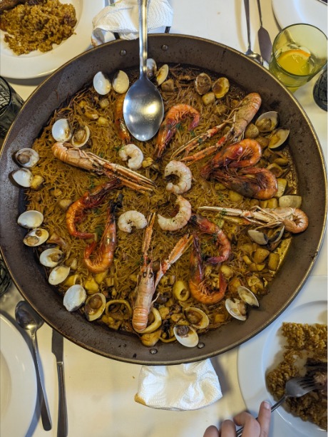 Carta de Restaurantes en Valencia, Alqueria de la Font d'En Corts, Fideuà clásica de marisco