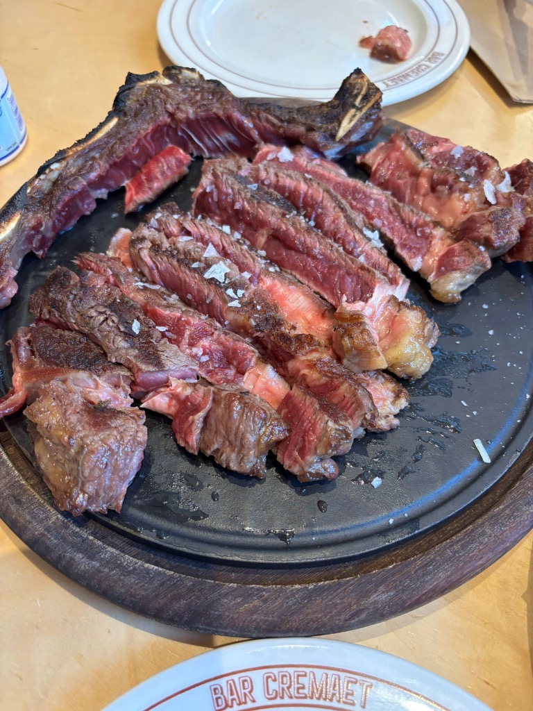 Carta de Restaurantes en Valencia, Bar Cremaet, Entrecot de vaca