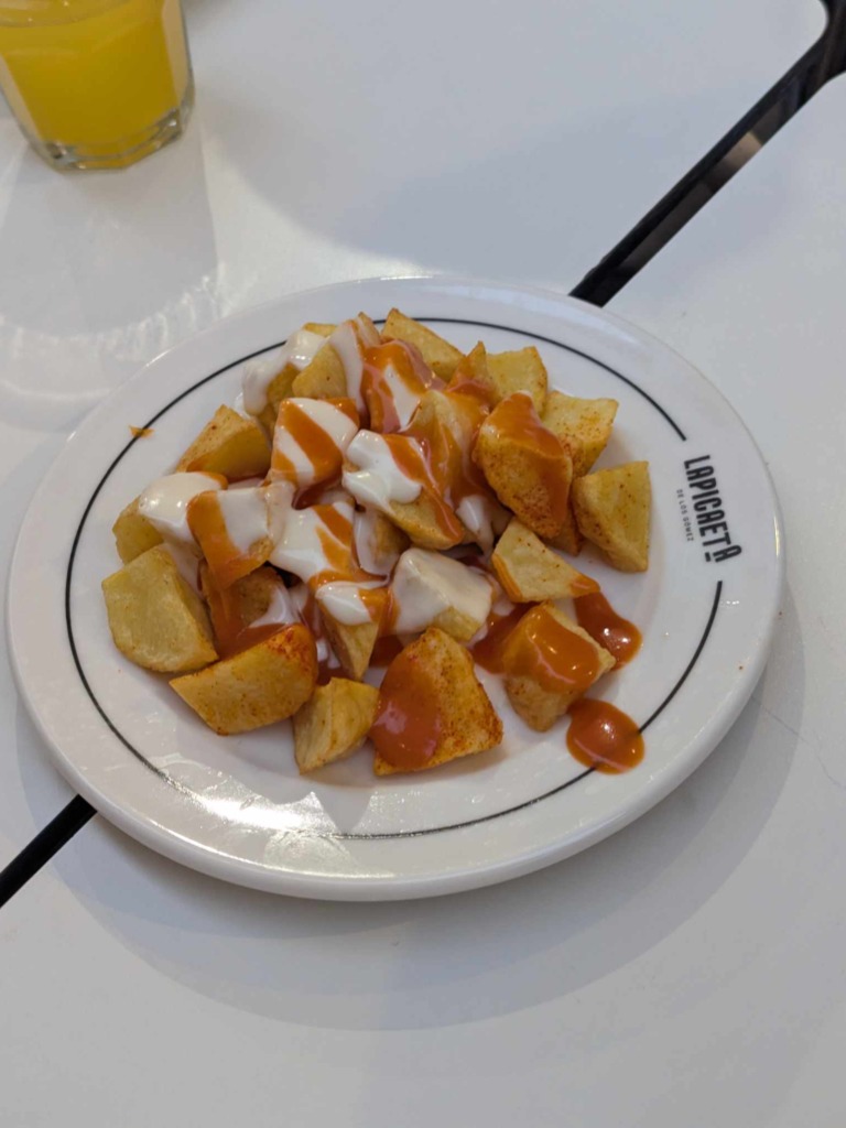Menu of Restaurants in Valencia, Bar La Picaeta, Orriols, Patatas bravas