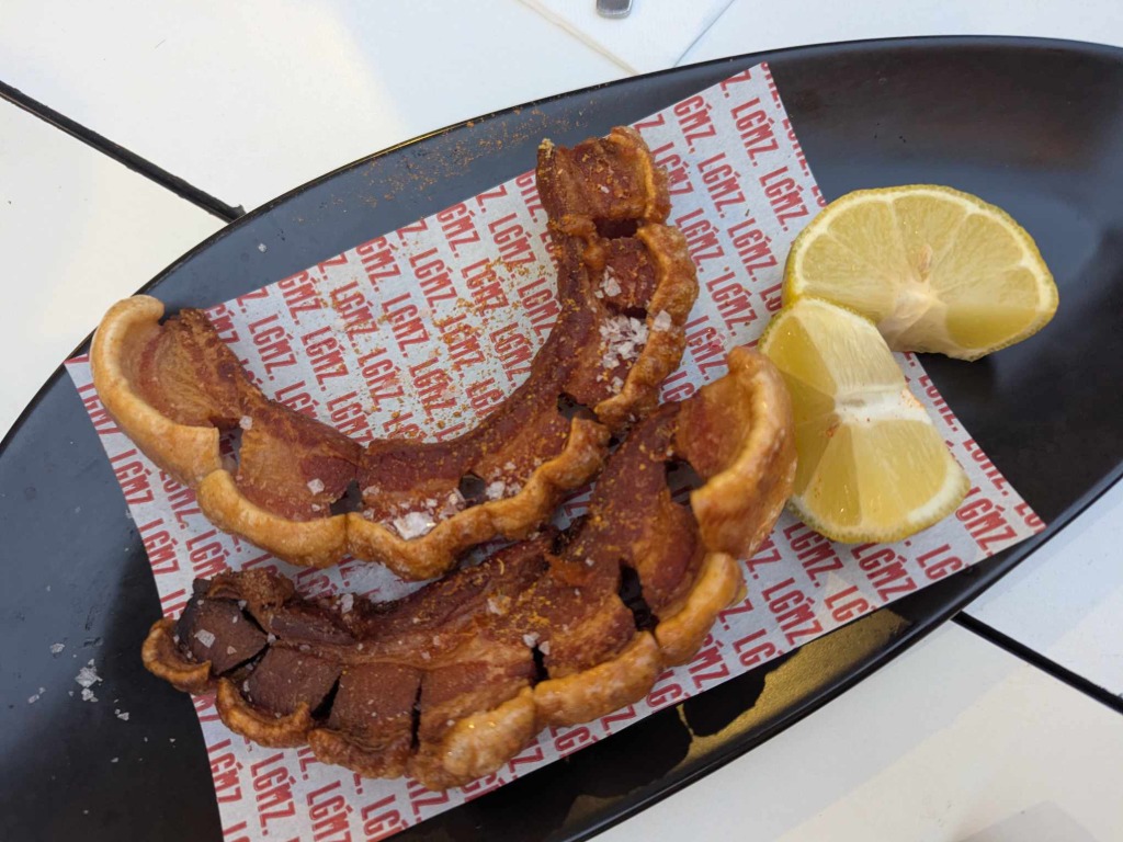 Menu of Restaurants in Valencia, Bar La Picaeta, Orriols, Torrezno de Soria