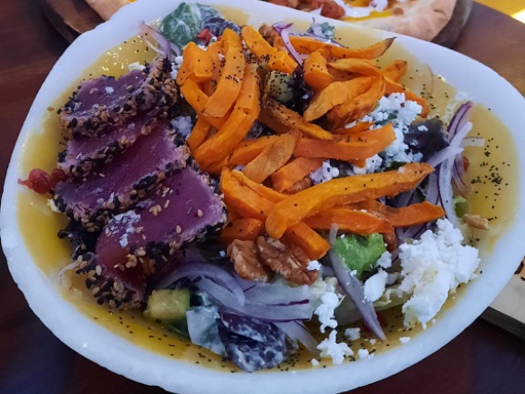 Carta de Restaurantes en Valencia, Begin: Profundidades Marinas, Ensalada de boniato