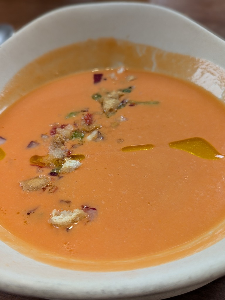 Carta de Restaurantes en Valencia, Begin: Profundidades Marinas, Gazpacho