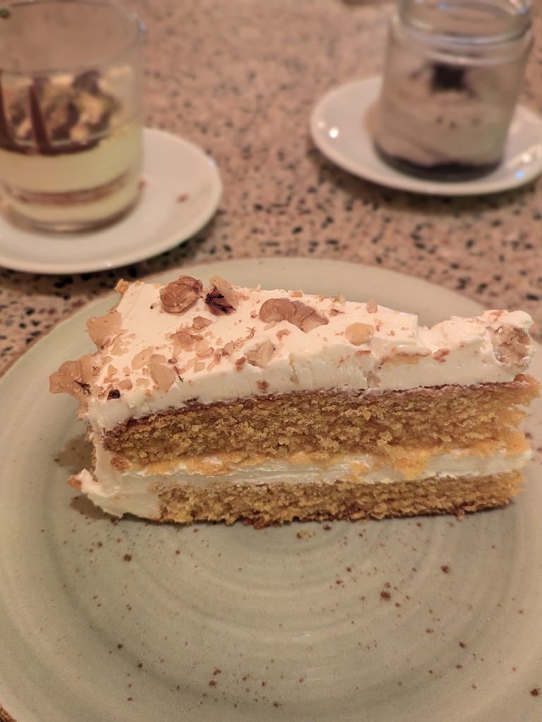 Carta de Restaurantes en Valencia, Cocolinda Alameda, Carrot cake
