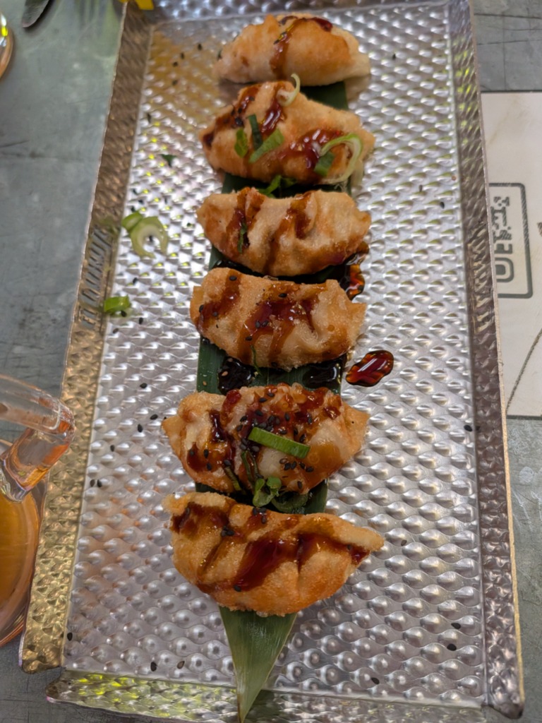 Gastronomy recommendation in Valencia: Gyozas de cerdo con salsa teriyaki