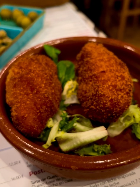 Recomendación gastronómica de Valencia: Croquetas de setas-pimientos