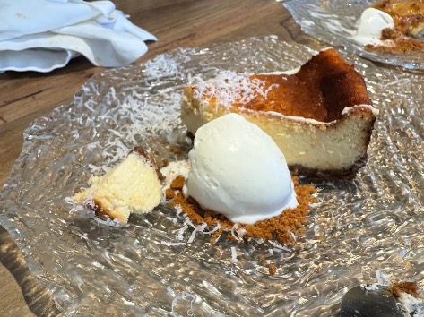 Carta de Restaurantes en Valencia, El Portón Arrocería Restaurante, Cheesecake de parmesano