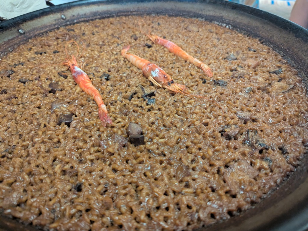 Carta de Restaurantes en Valencia, Escama Cánovas, Arroz del senyoret con gamba