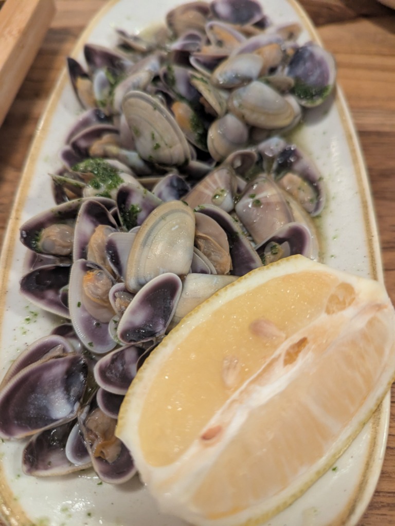 Carta de Restaurantes en Valencia, Escama Cánovas, Tellinas