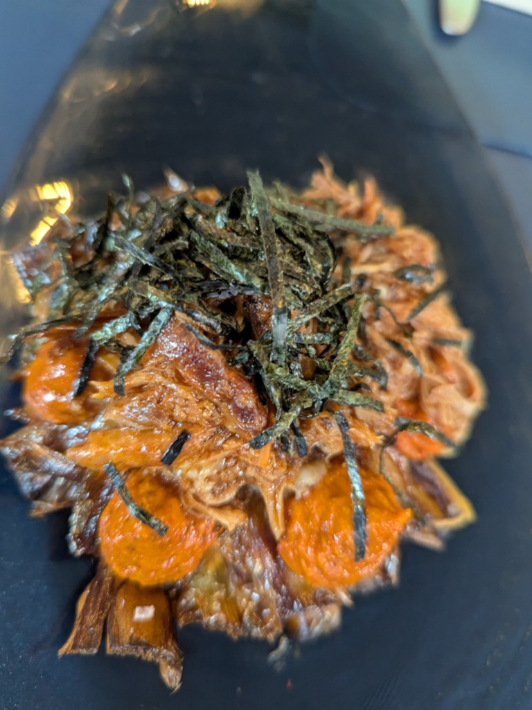 Menu of Restaurants in Valencia, Éter Valencia, Alcachofa en flor con pulled pork