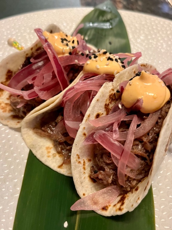Menu of Restaurants in Valencia, Euforia Valencia, Intento de taco de toro