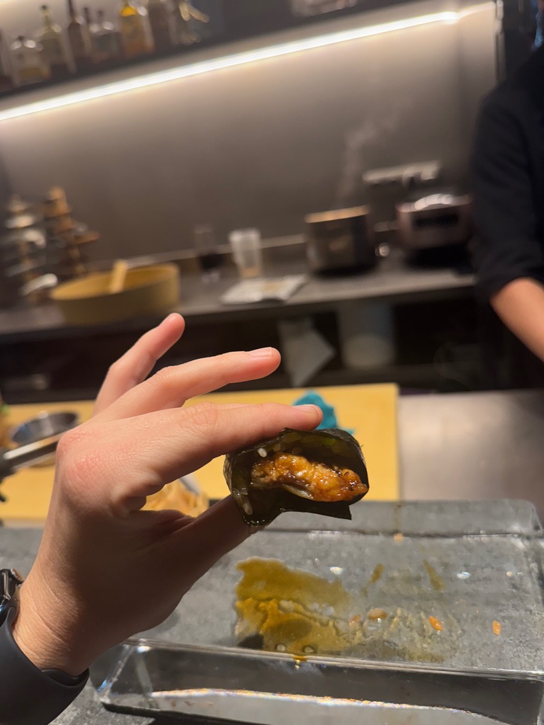 Menu of Restaurants in Valencia, Haku, Undécimo nigiri