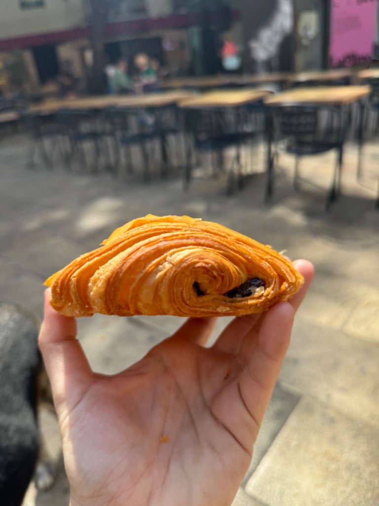 Carta de Cafeterías en Valencia, Horno San Bartolomé, Napolitana de chocolate
