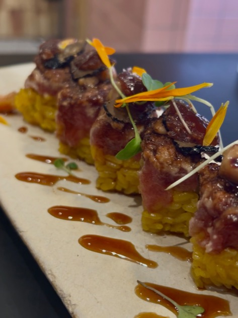 Recomendación gastronómica de Valencia: Maki ventresca con higo
