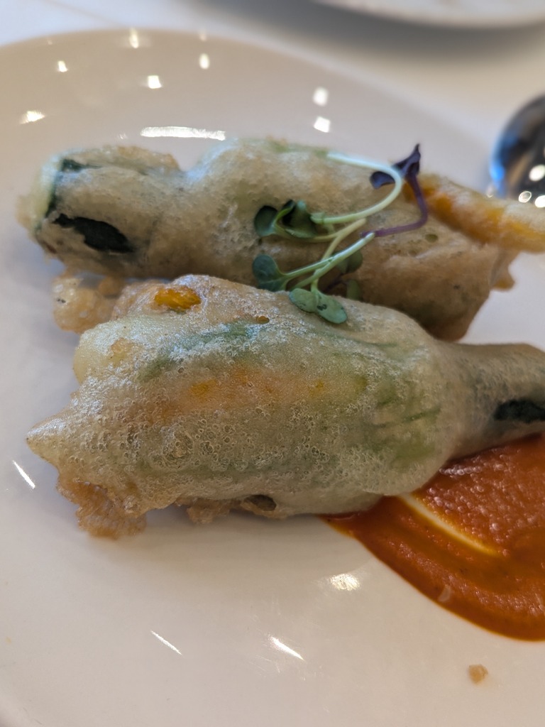 Carta de Restaurantes en Valencia, La Principal, Flor de calabacín
