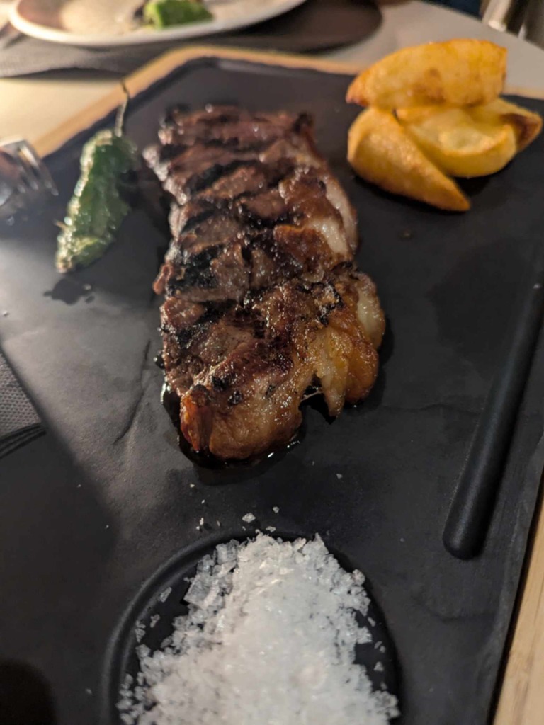 Menu of Restaurants in Valencia, La Terracita del Palace, Entrecot de vaca 300 gr