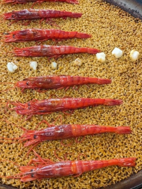 Carta de Restaurantes en Valencia, La Valenciana, Arroz seco de carabineros