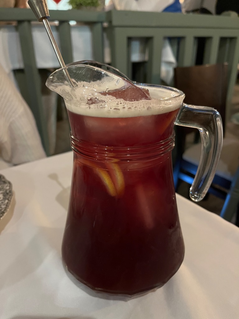 Carta de Restaurantes en Valencia, LatteeFarinaValencia, Jarra de tinto de verano