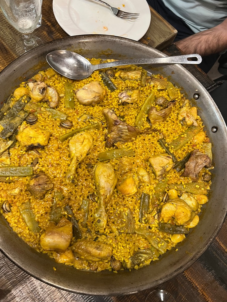 Carta de Restaurantes en Valencia, Los Gómez, Correos, Paella valenciana