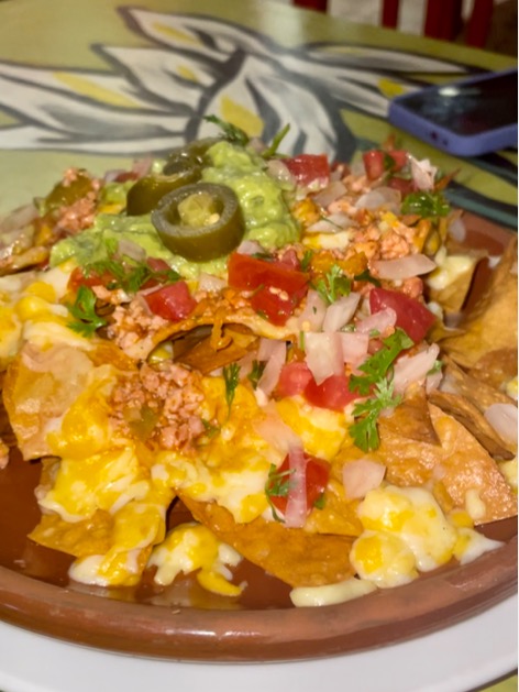 Carta de Restaurantes en Valencia, Malinche Valencia, Nachos con guacamole