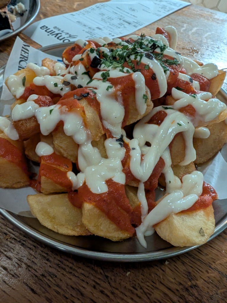 Carta de Restaurantes en Valencia, Mercader Cabanyal, Las bravas "tonyina"