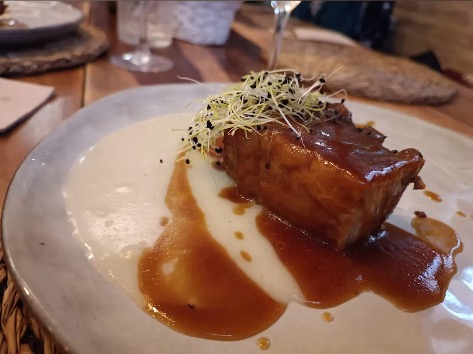 Carta de Restaurantes en Valencia, MUMA Restaurante, Costilla pancetera