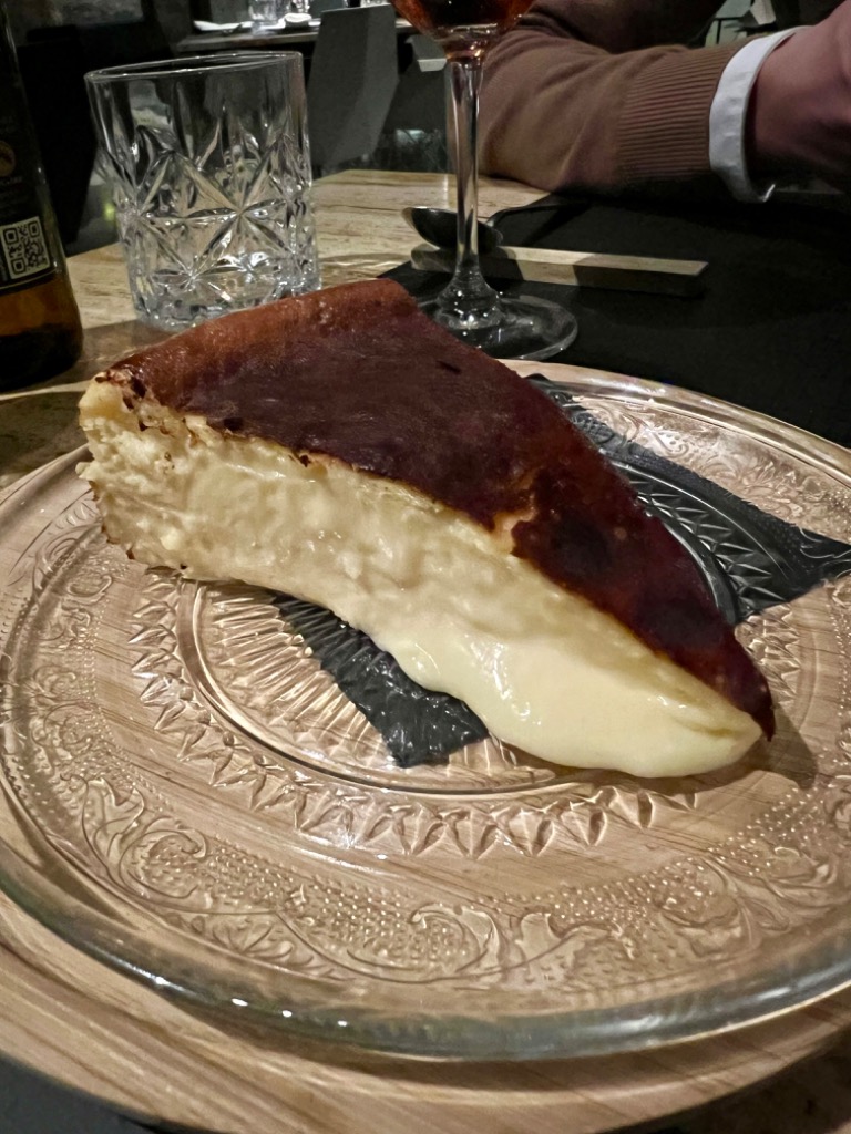 Carta de Restaurantes en Valencia, Restaurant Bouet, Cheesecake semifundida