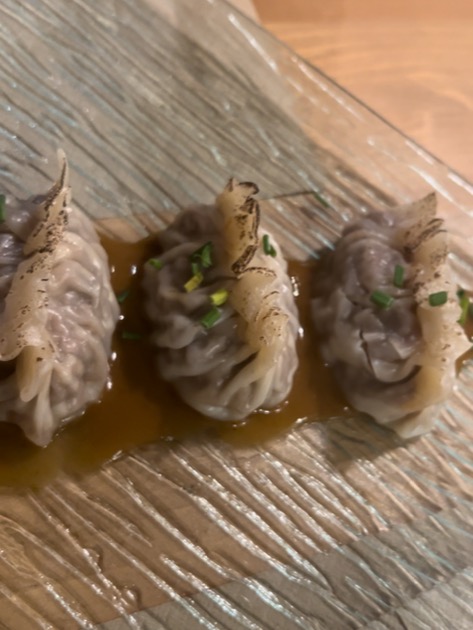 Menu of Restaurants in Valencia, Restaurante Galipan, Gyozas de rabo de toro