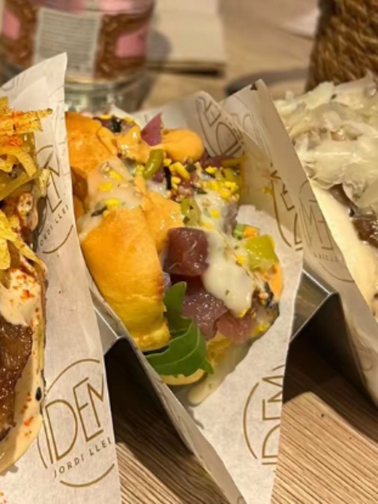 Menu of Restaurants in Valencia, Restaurante Idem, Roll di braies