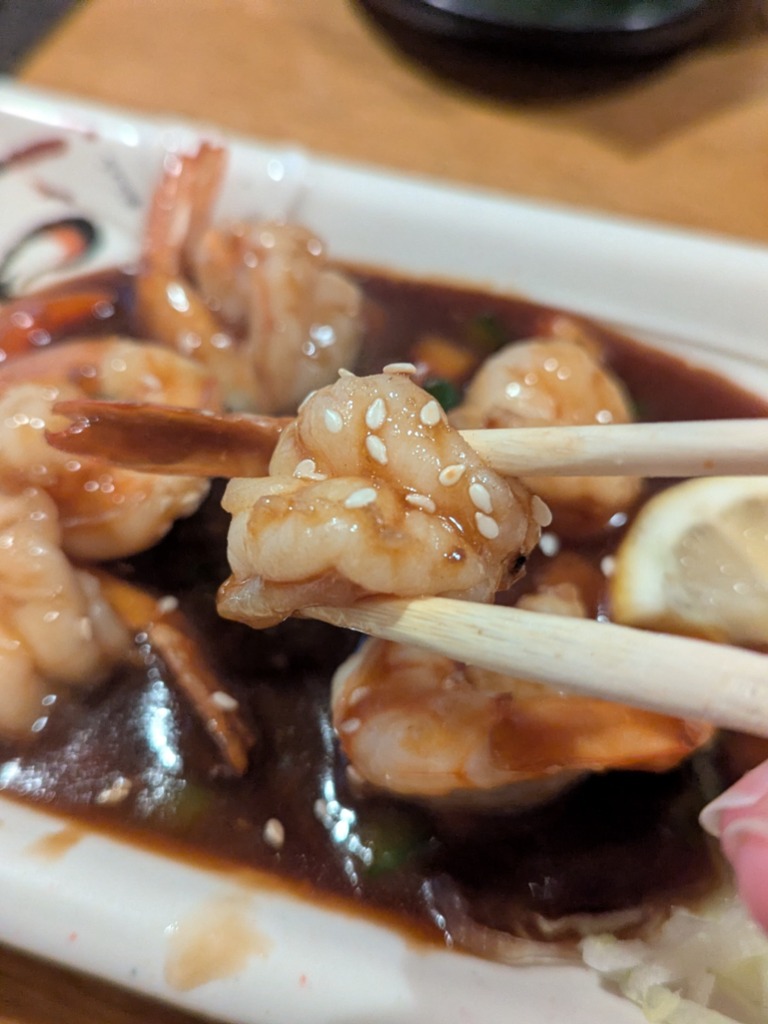 Gastronomy recommendation in Valencia: Gambas salteadas con salsa de ostra