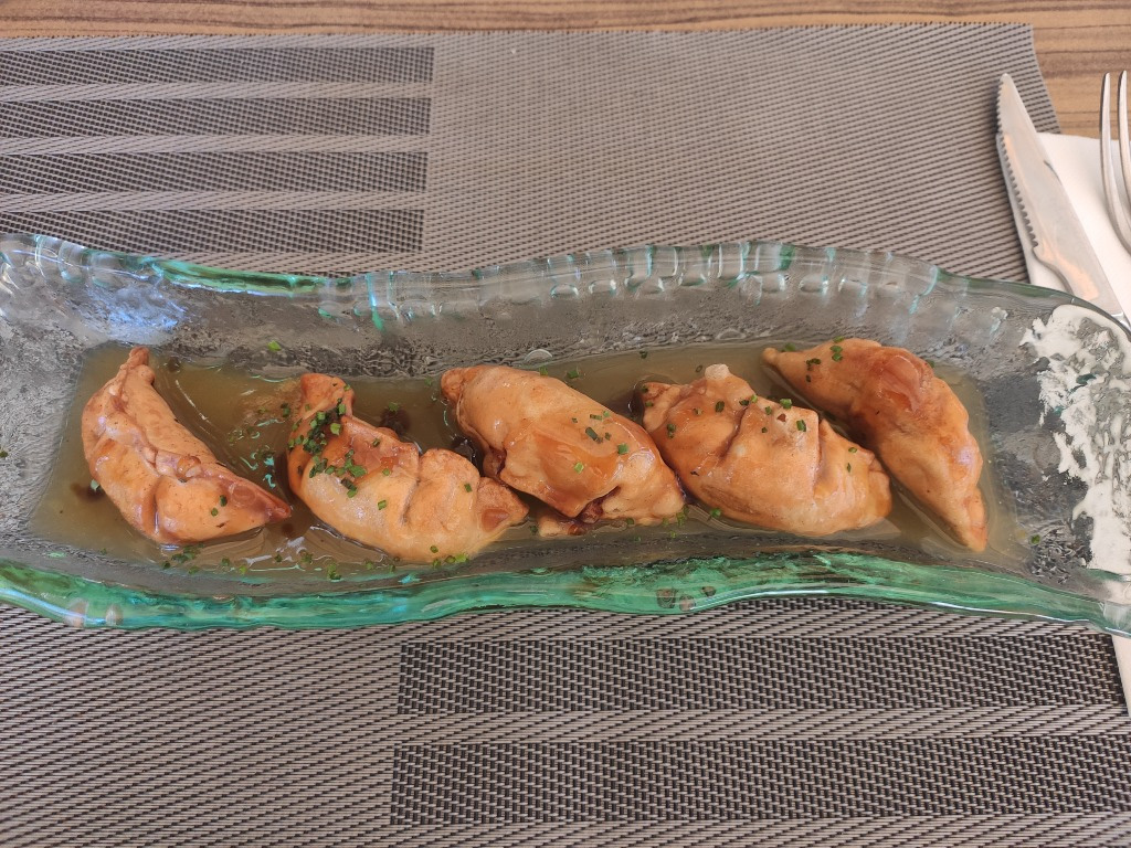 Carta de Restaurantes en Valencia, Restaurante Nágora, Gyozas de Cerdo (menú del día)
