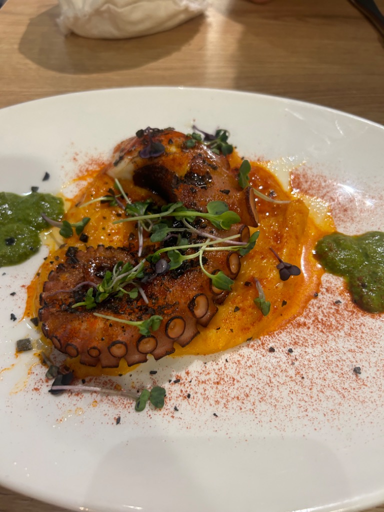 Carta de Restaurantes en Valencia, Restaurante Rocalla (arroz y brasas), Pulpo a la brasa