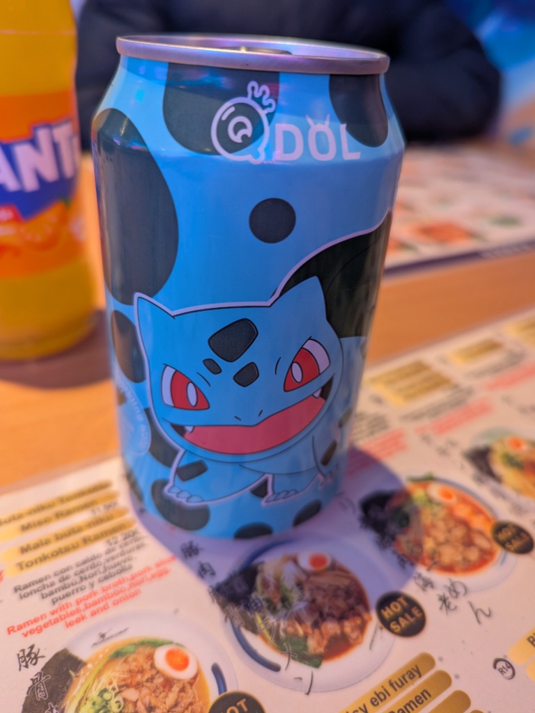 Carta de Restaurantes en Valencia, Suki Ramen Tonkotsu, Pokémon sabor uva