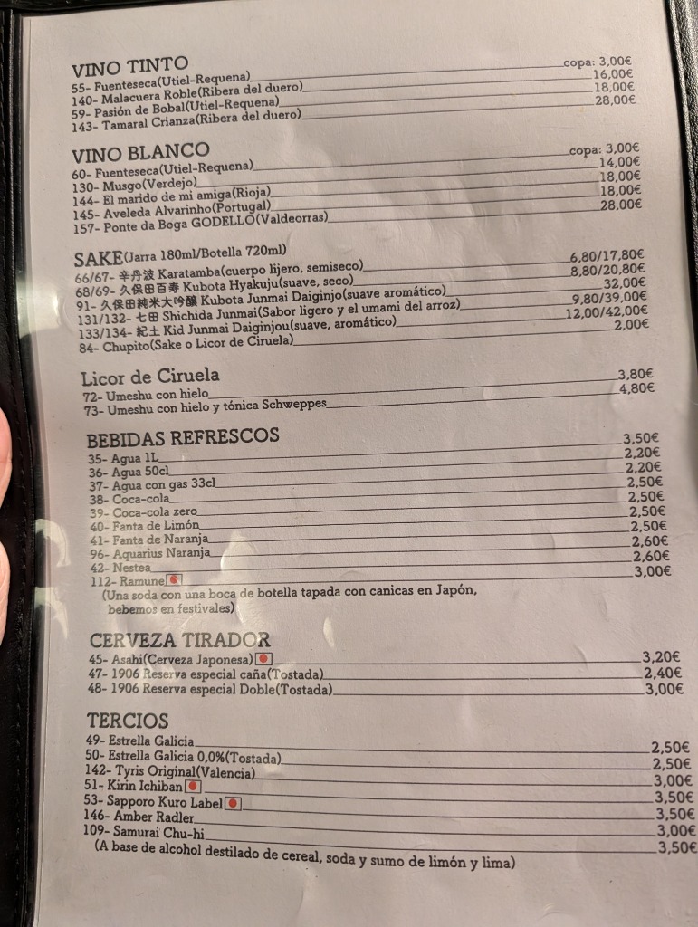 Valoración y opiniones de comida y bebida en Valencia, Sunn, Sunn