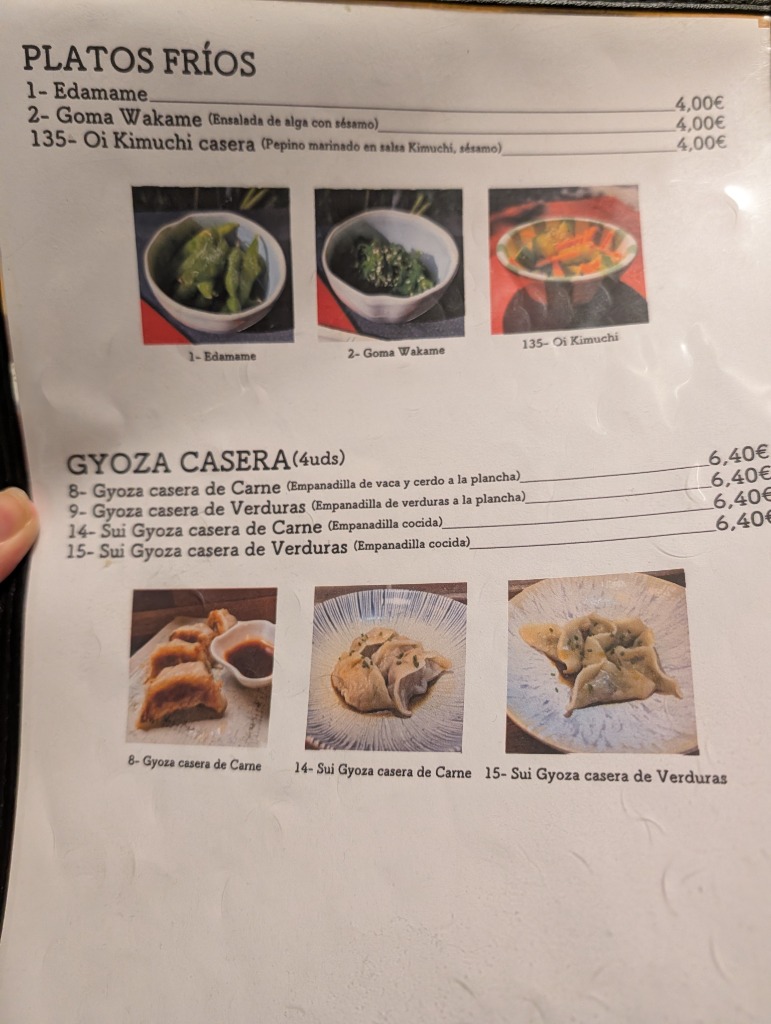 Valoración y opiniones de comida y bebida en Valencia, Sunn, Sunn