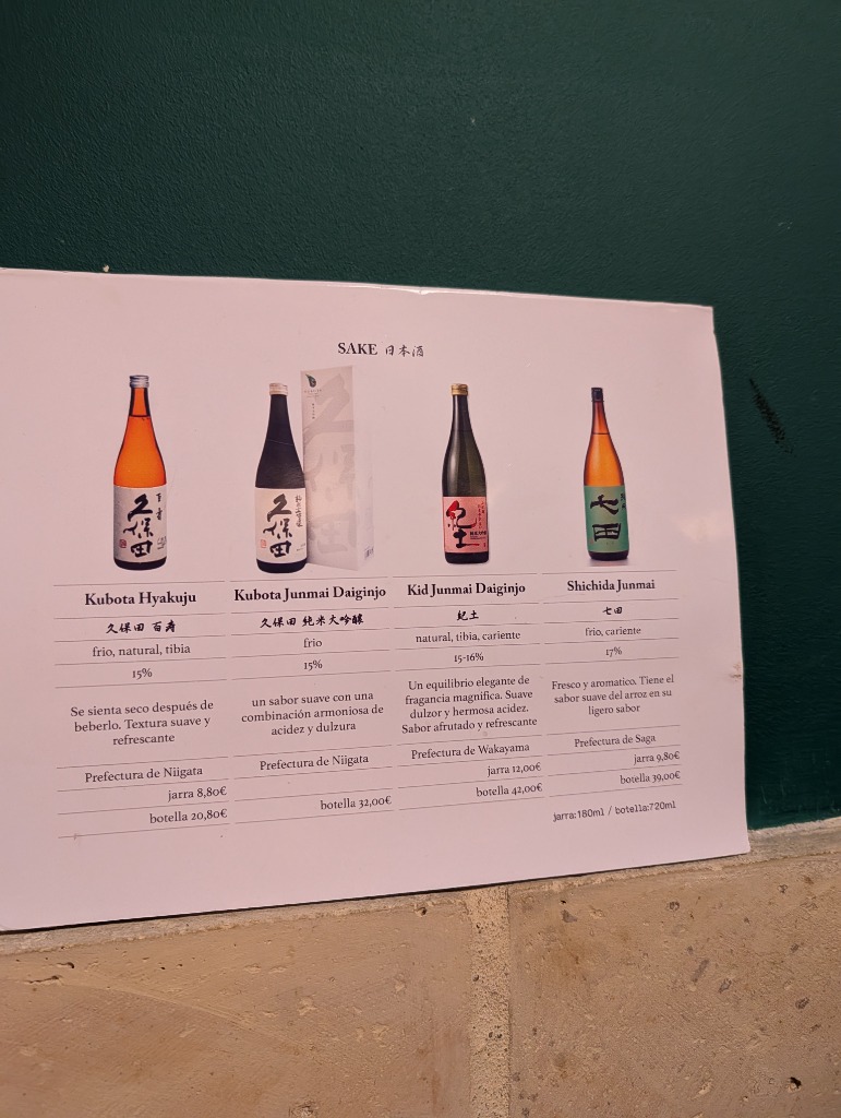 Valoración y opiniones de comida y bebida en Valencia, Sunn, Sunn