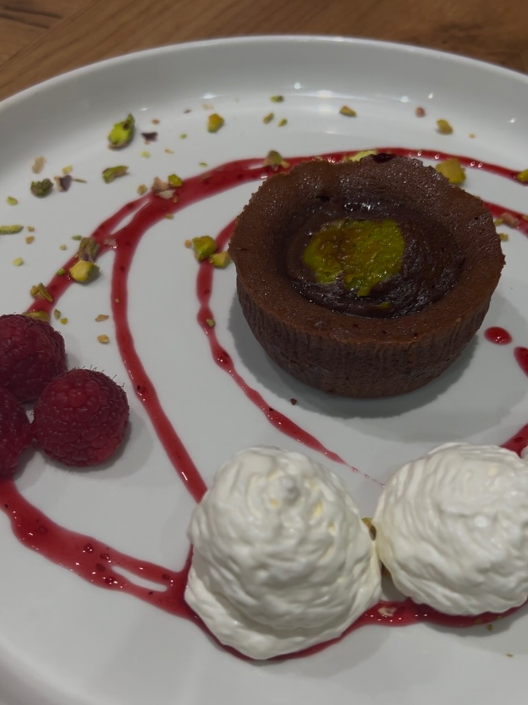 Carta de Restaurantes en Valencia, Taberna El Rojo, Coulant de pistacho