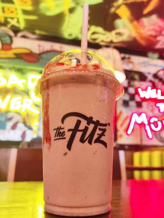 Carta de Restaurantes en Valencia, The Fitzgerald Burger Company, Milkshake de Arándanos