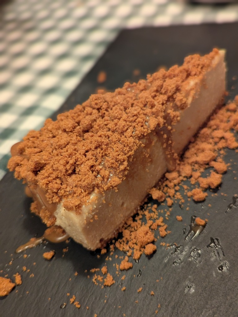 Menu of Restaurants in Valencia, Ultramarinos Pope Alameda, Pope Lotus cheesecake