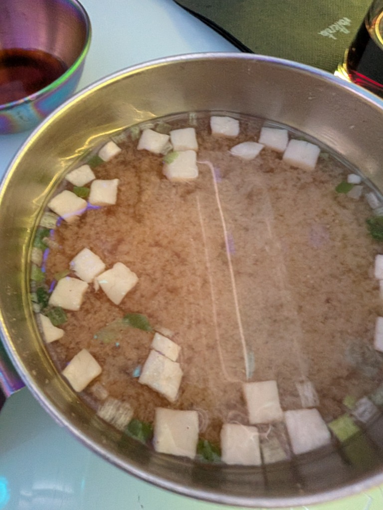 Menu of Restaurants in Valencia, Voltereta, Bienvenido a Kioto, Sopa miso