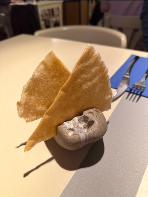 Carta de Restaurantes en Vilanova i la Geltrú, La Gambarrada, Pan de gamba (aperitivo)
