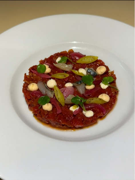 Carta de Restaurantes en Vilanova i la Geltrú, La Gambarrada, Tartar de tomate